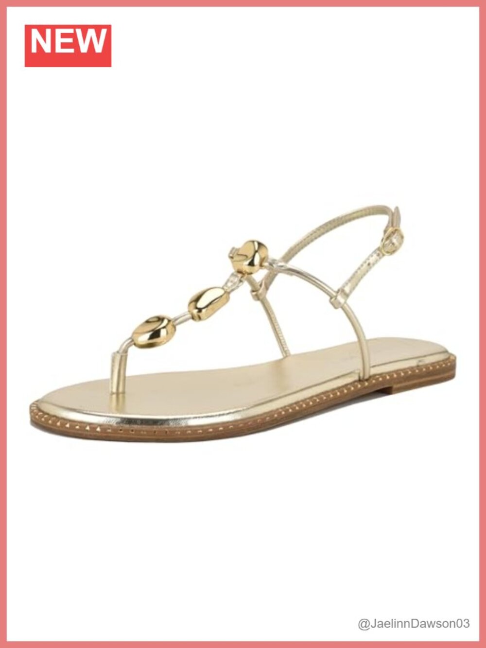 Nine West Derika Faux Leather Sandals Flat Open Toe Buckle Ankle Strap Wedge